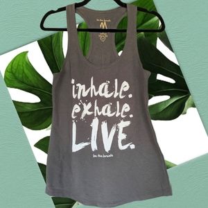 BE THE BREATH racer back yoga tank